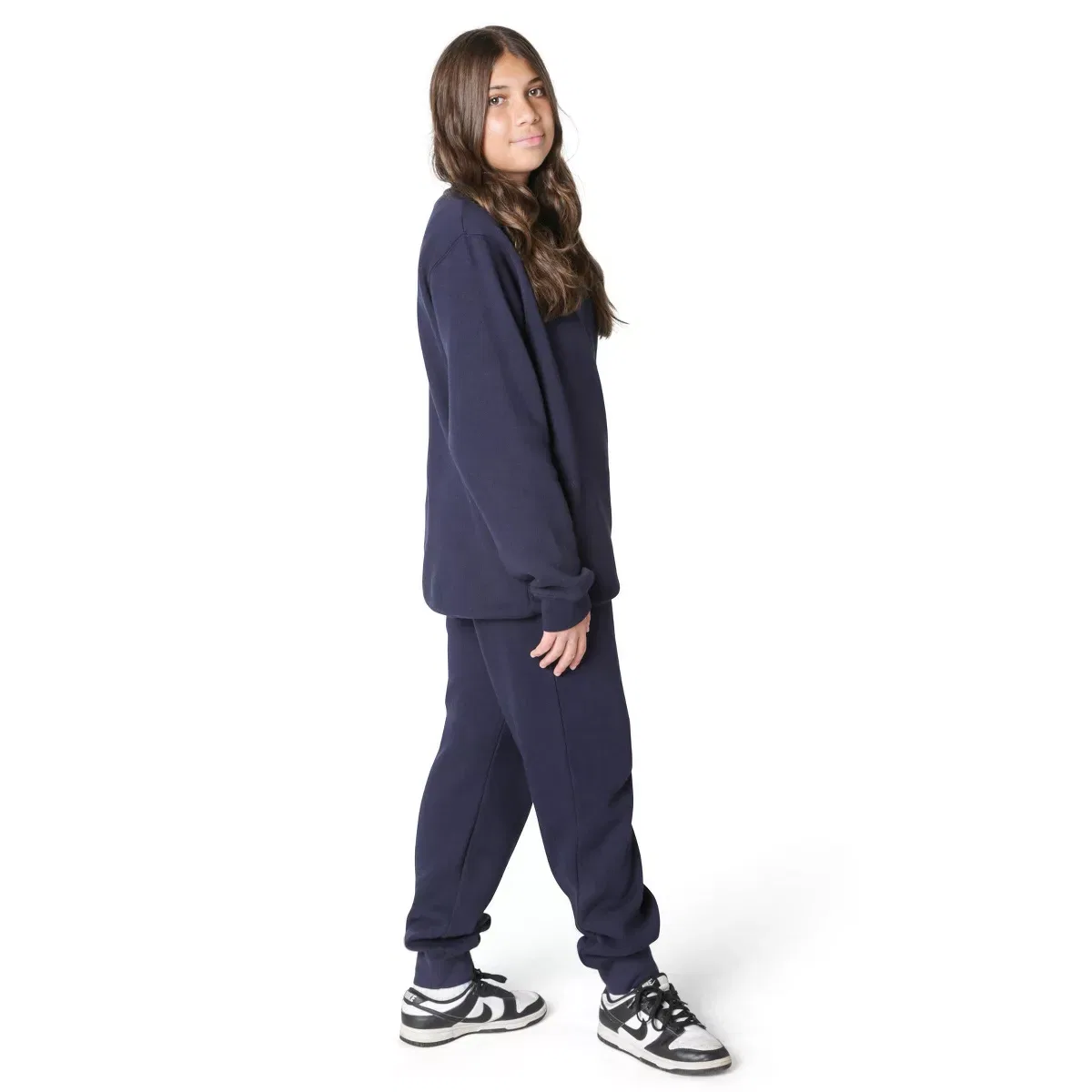 Детская толстовка из флиса с капюшоном Everyday Kids, Navy — фото 4