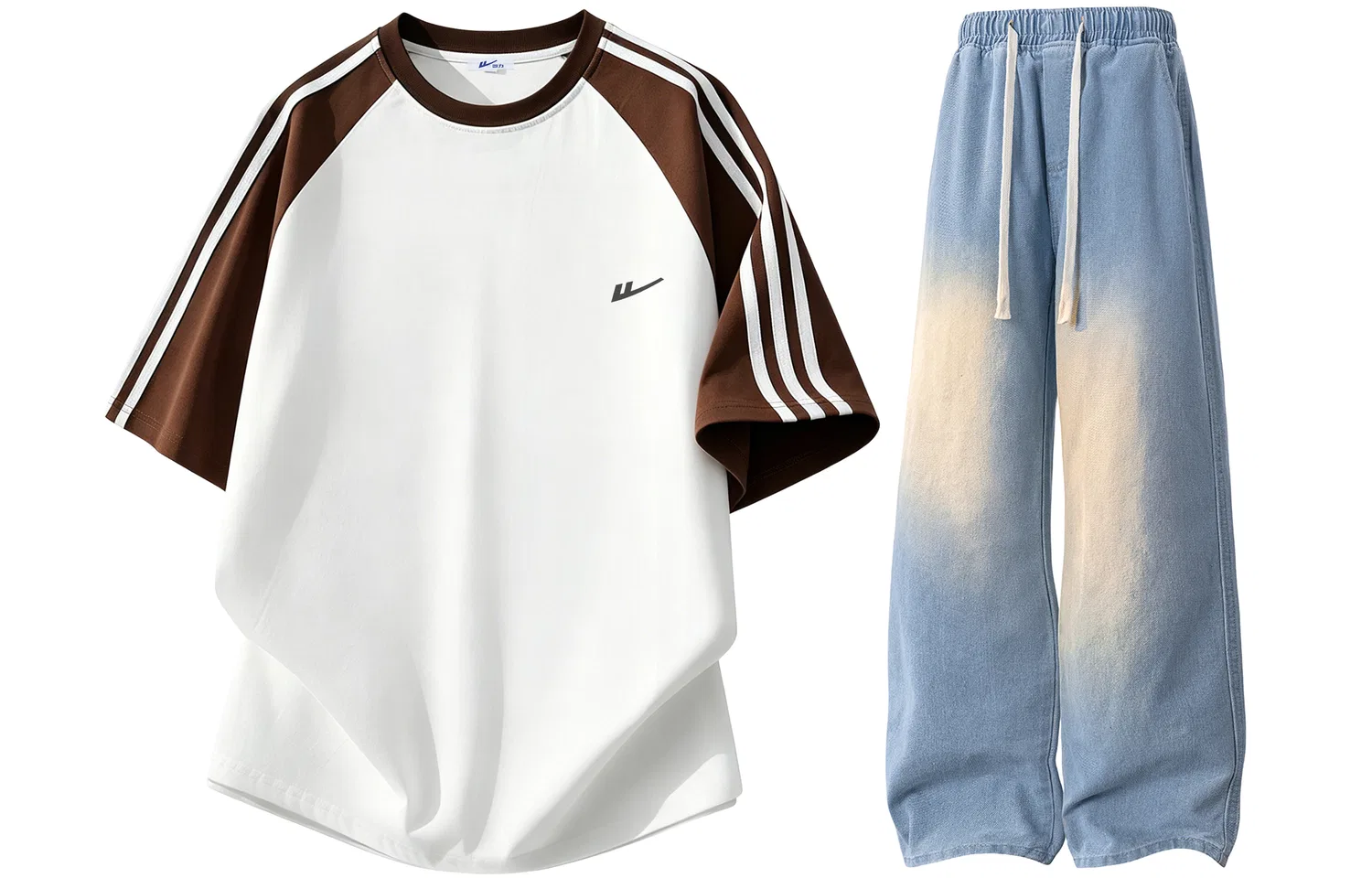 Детский комплект спортивной одежды без принта Casual Sportswear Unisex WARRIOR — фото 4