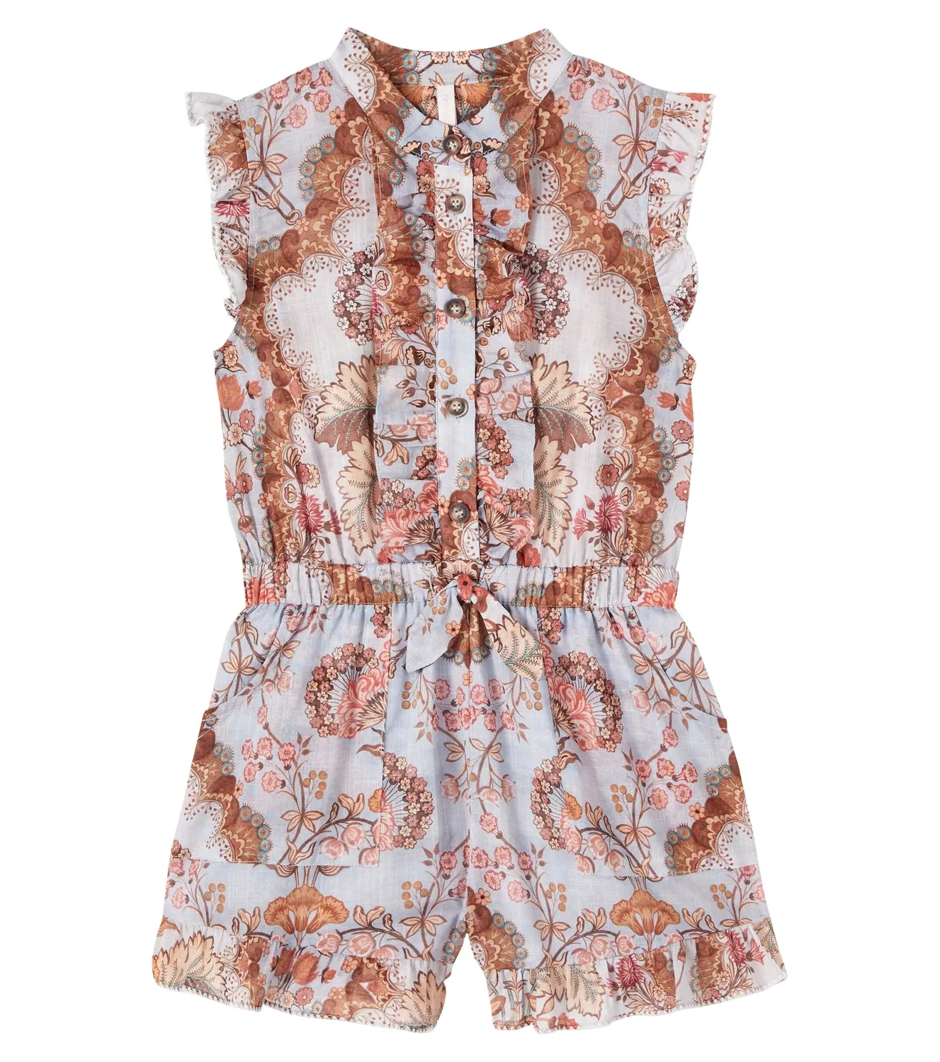 Комбинезон хлопковый Zimmermann Kids, синий