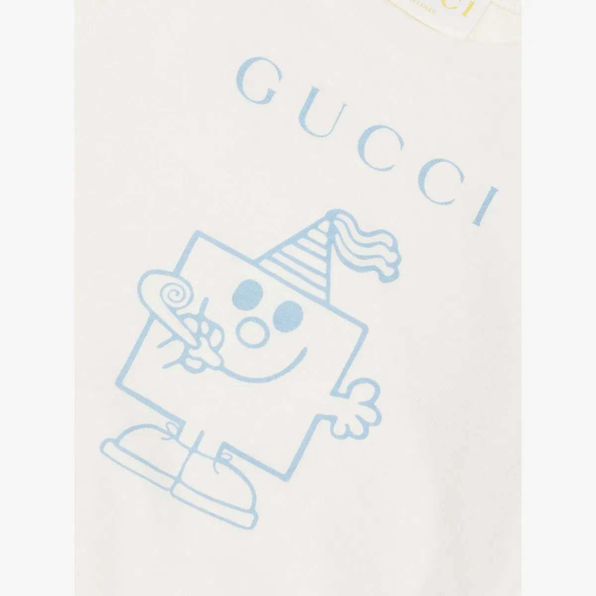 Хлопковый комбинезончик с логотипом для младенцев (0-9 месяцев) Gucci, белый — фото 2