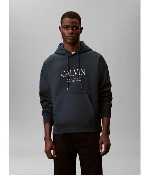 Мужская толстовка на молнии Calvin Klein, зеленый