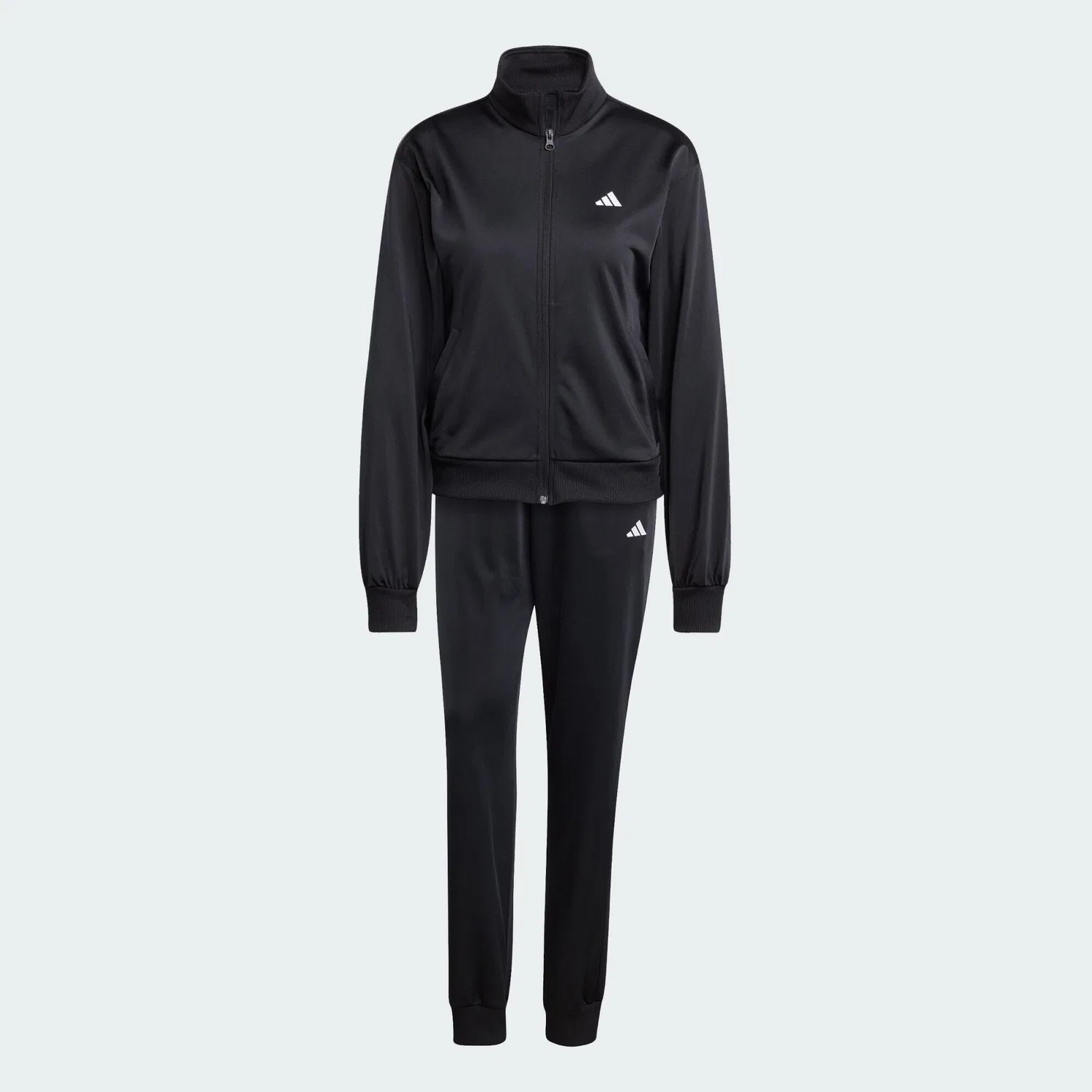Мужской спортивный костюм с молнией Essentials Feel Cozy Adidas, Schwarz — фото 2