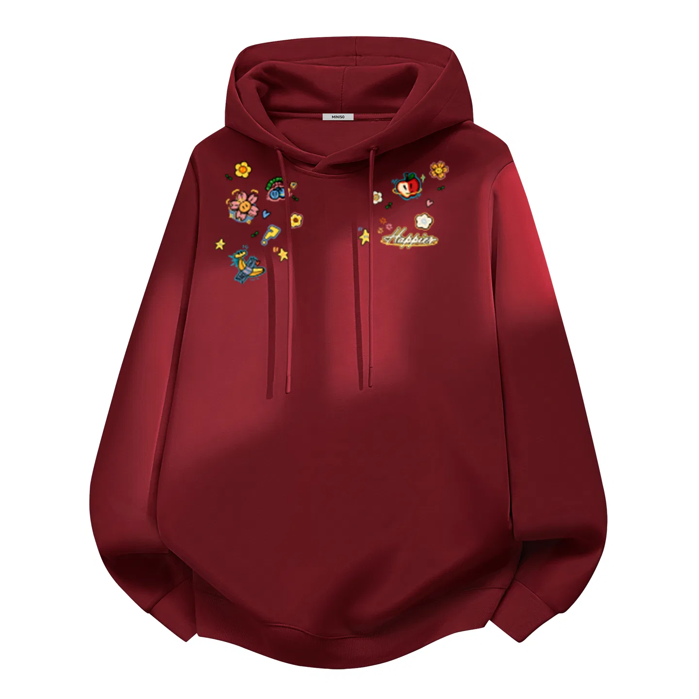 Детское худи с капюшоном MINISO, Burgundy