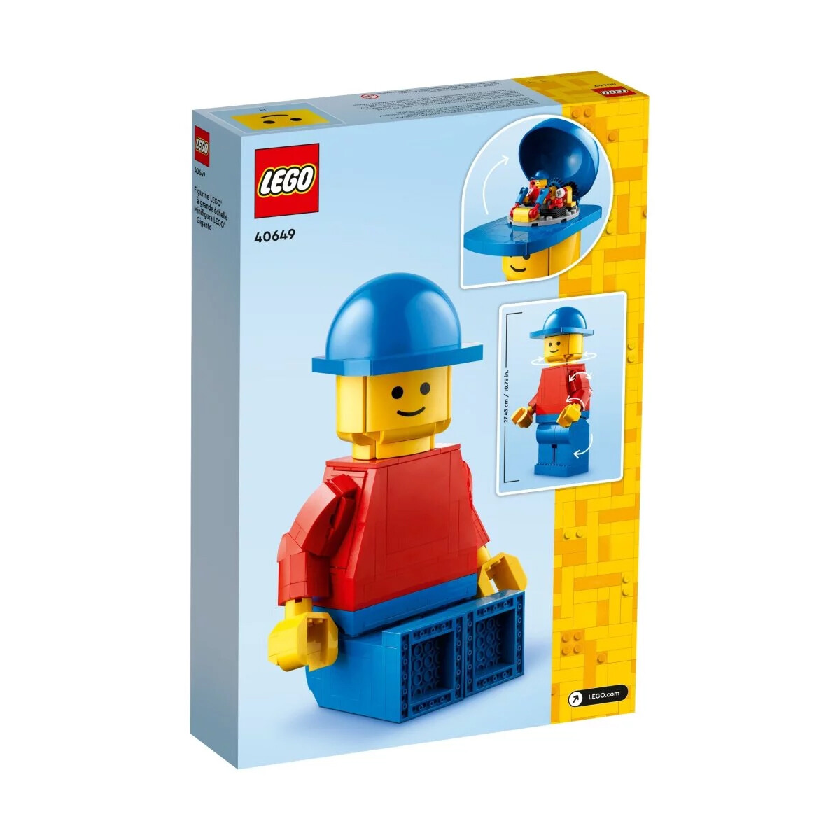 Конструктор Lego Minifigures Up-Scaled LEGO Minifigure 40649, 654 детали — фото 3