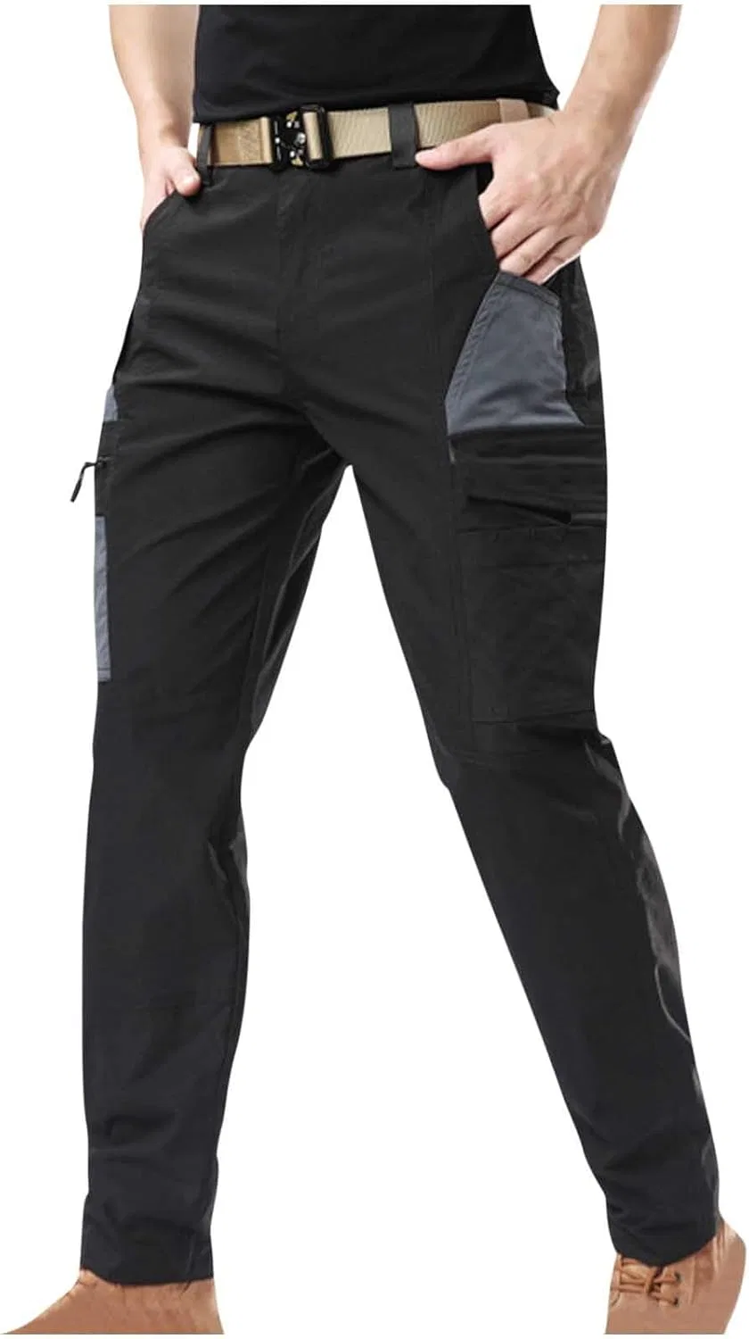 Мужские брюки из футера с эластичным поясом, чёрный — фото 2