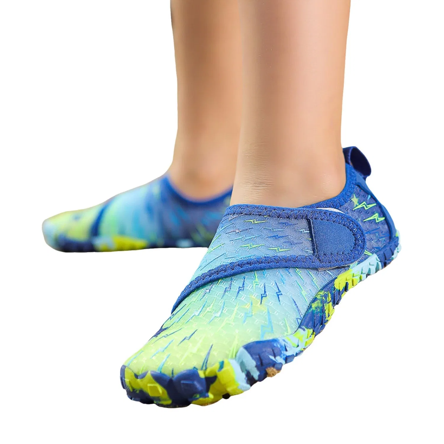 Детские кроссовки для мальчиков с принтом Barefoot Bambino, Blue — фото 2