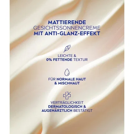 Солнцезащитный крем для лица матовый NIVEA SUN UV Face Matte SPF 30, 50 мл