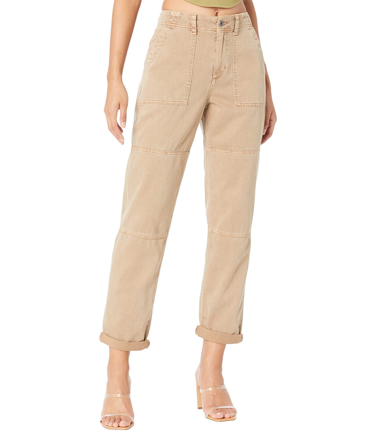

Брюки bella dahl, Sutton Rolled Patch Pants, Коричневый, Брюки bella dahl, Sutton Rolled Patch Pants