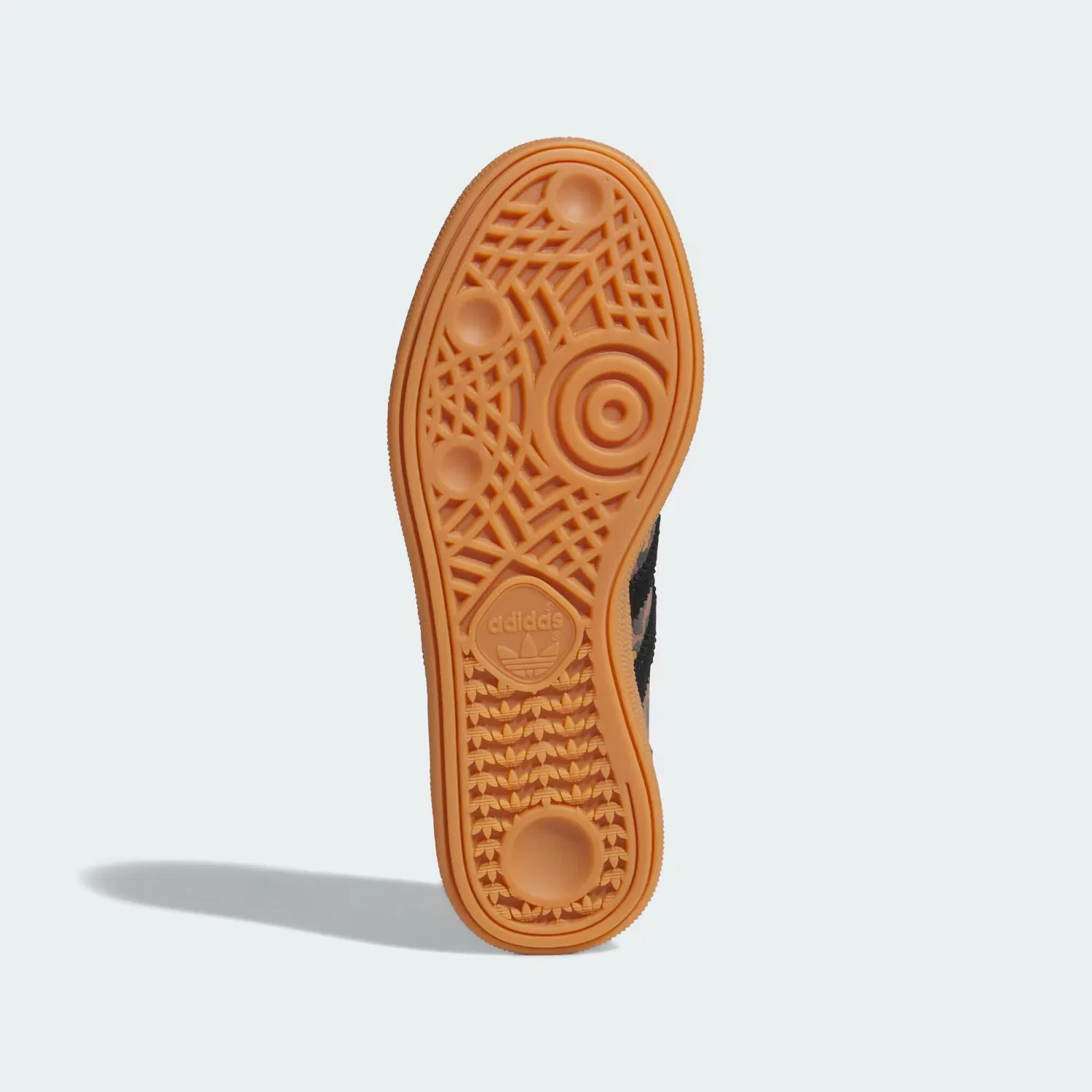 Детские кроссовки с леопардовым принтом Handball Spezial Adidas Originals, Earth Strata/Core Black/Glow Pink — фото 3