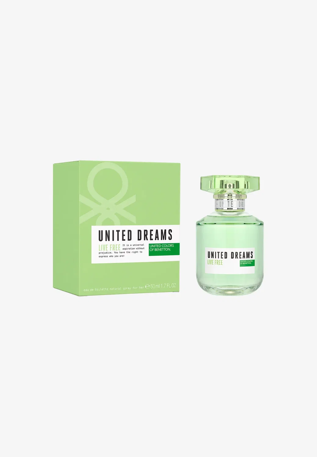 Live free for her edt - eau de toilette Benetton Perfumes, 50 мл — фото 2