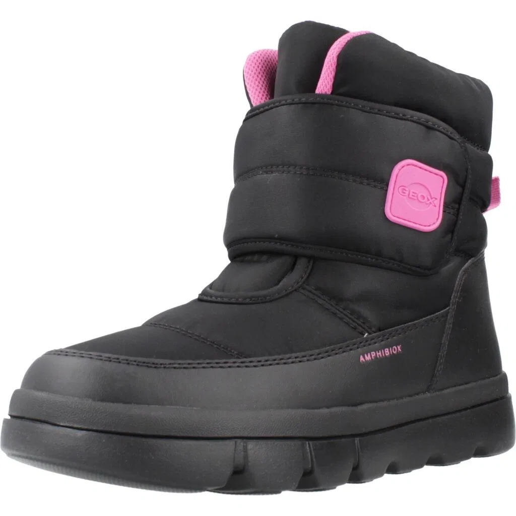 Детские сапоги с технологией Amphibiox Geox J Willaboom Girl B A, Schwarz