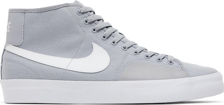 Кроссовки Nike Blazer Court Mid SB 'Wolf Grey', серый - фото