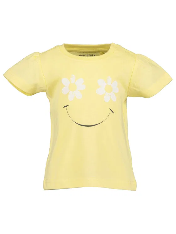 Футболка regular fit Blue Seven, желтый