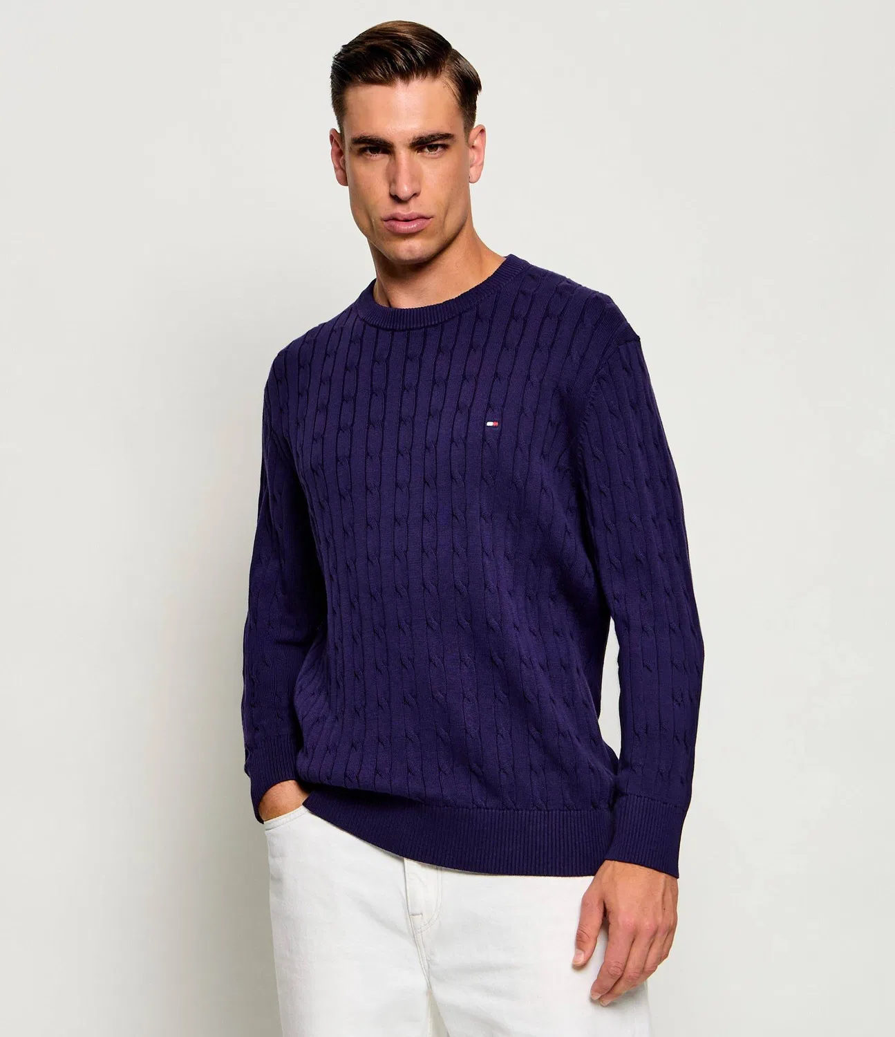 Свитер с круглым вырезом Tommy Hilfiger, Viola
