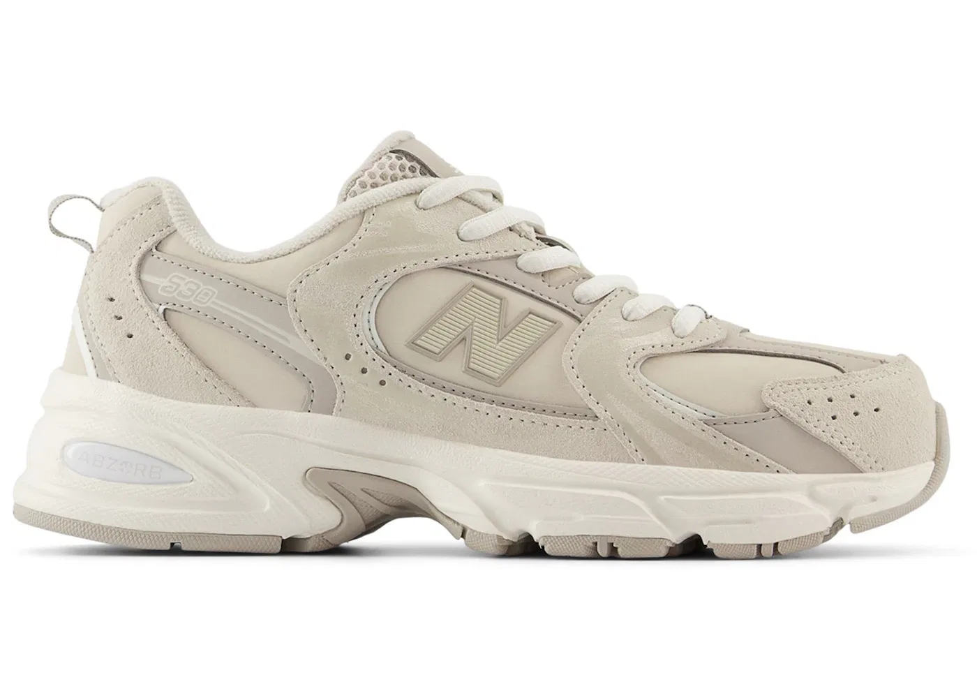 Детские кроссовки с шнуровкой New Balance 530 Bungee, Moonbeam Moonrock
