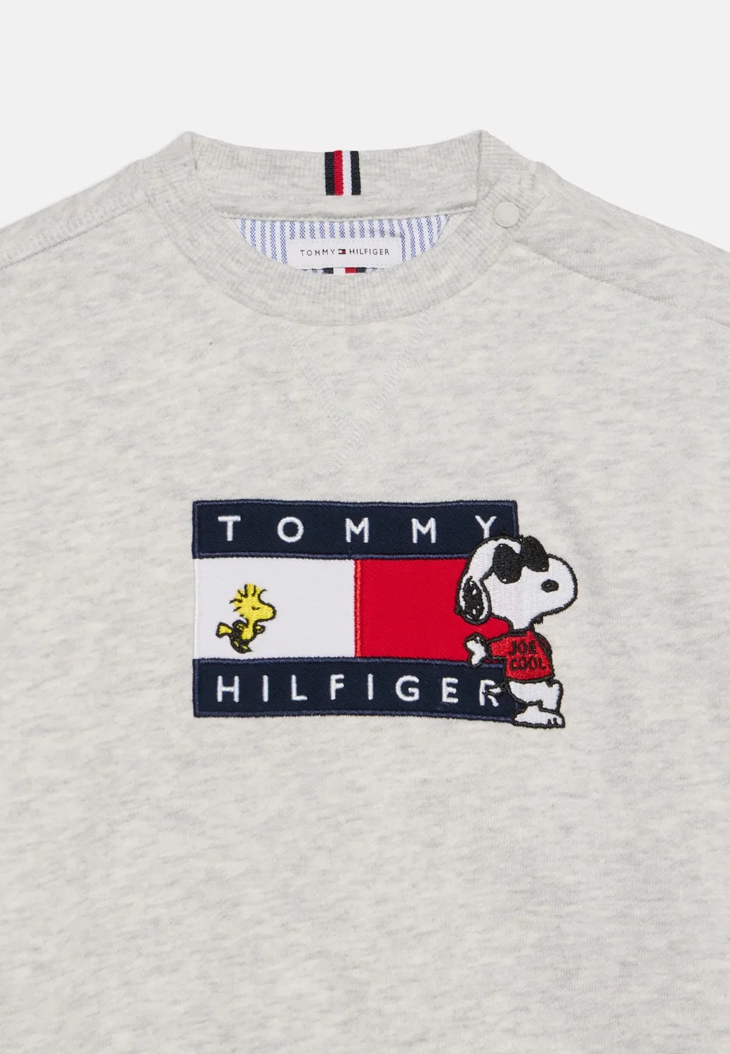 Свитшот унисекс с круглым вырезом Peanuts Tommy Hilfiger, Grey Heather — фото 3