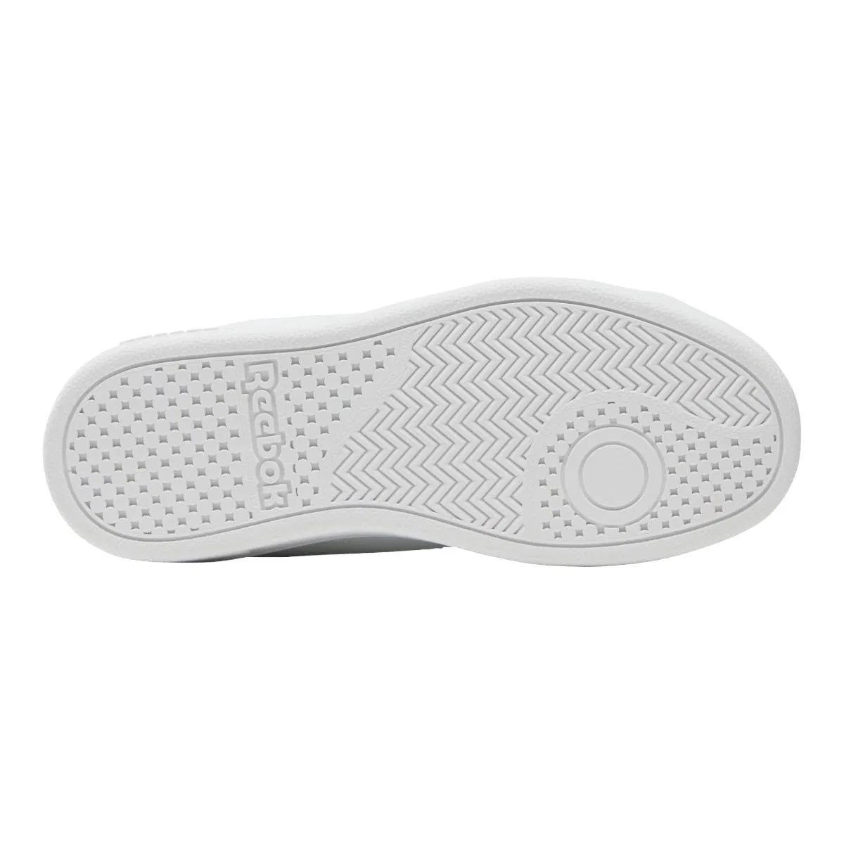 Детские кроссовки для девочек Reebok Court Clean Hook & Loop Straps, White White Silver — фото 3