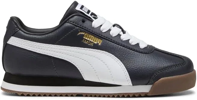 Детские кроссовки для мальчиков с шнуровкой Roma 24 PUMA, Black