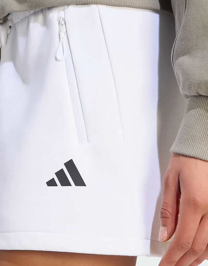 Шорты ZNE Adidas Performance, белый — фото 4