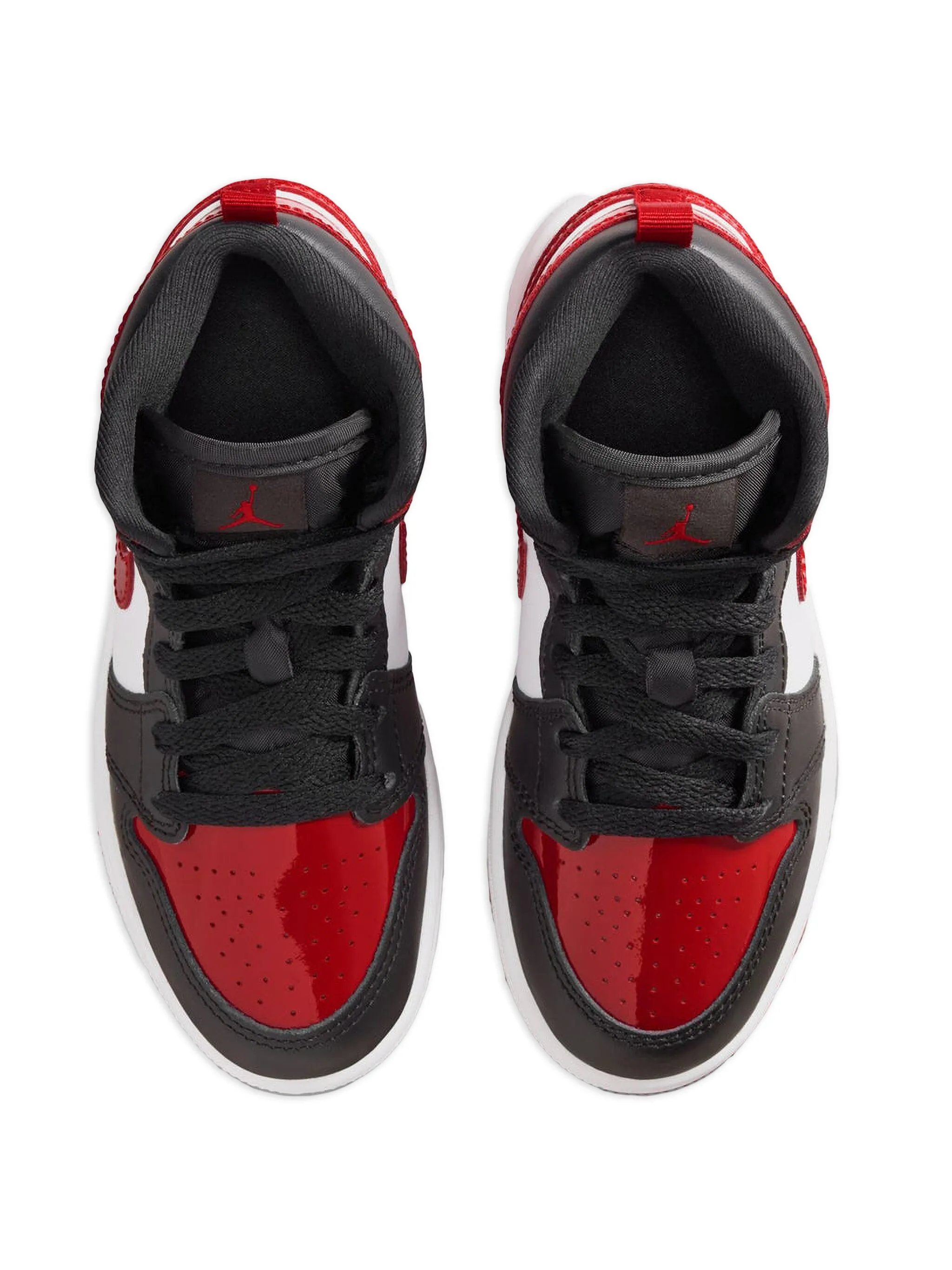 Кроссовки Jordan 1 Mid SE Jordan Kids, красный — фото 2