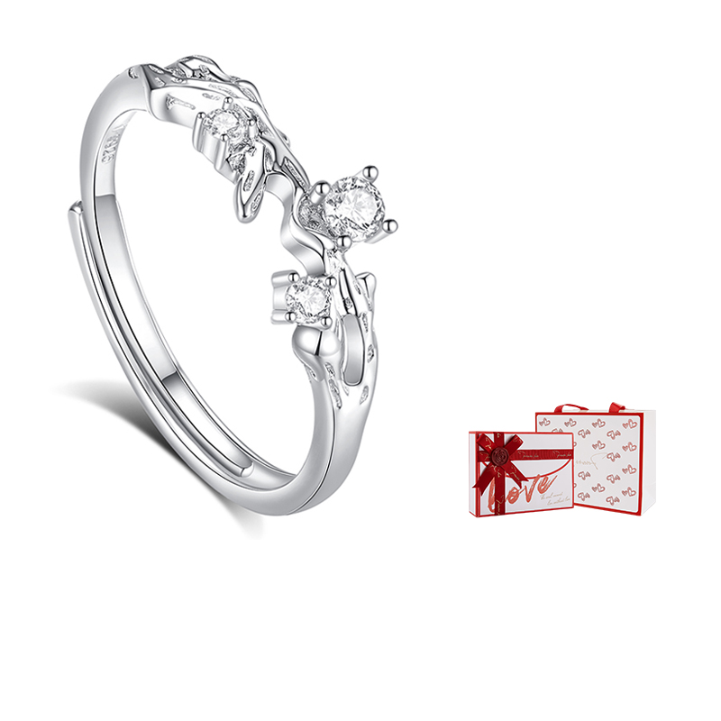 

MERCI ERDE Кольцо из серебра S925 унисекс серебристо-белое Merci&Merde