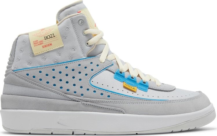 

Кроссовки Union LA x Air Jordan 2 Retro SP Grey Fog, серый
