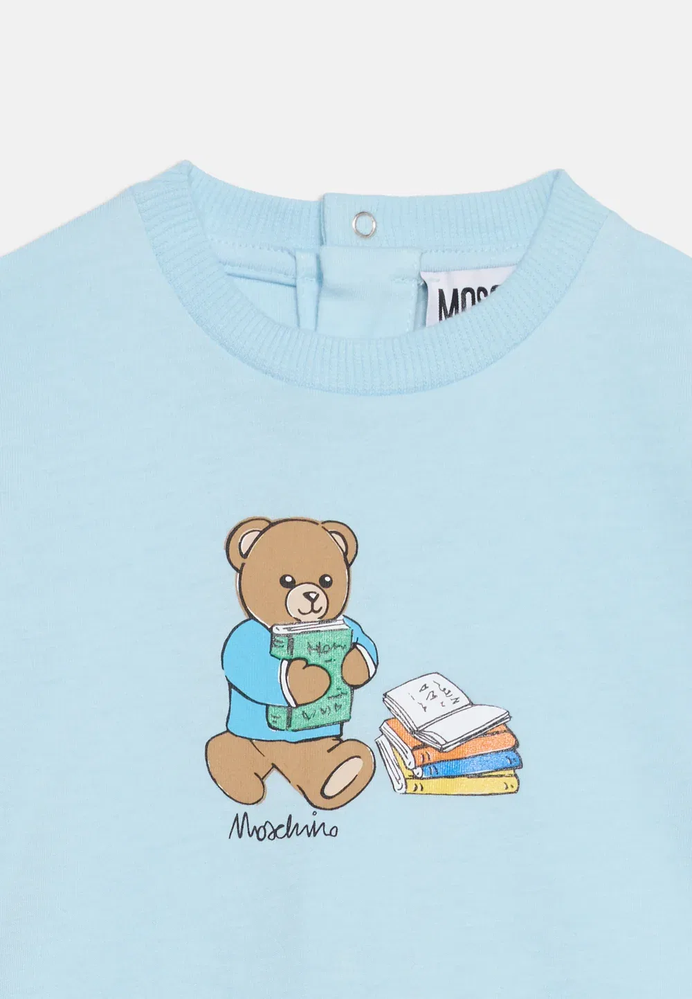 Подарочный набор из 2 комбинезонов для малыша Moschino, Baby Sky School — фото 4