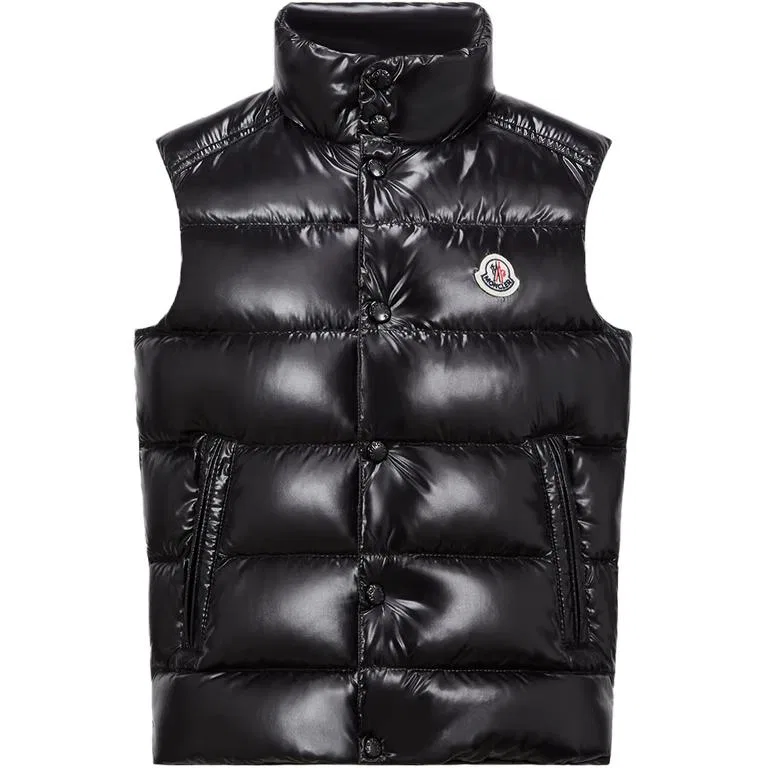 Детский жилет утепленный с воротником-стойкой Moncler, Black