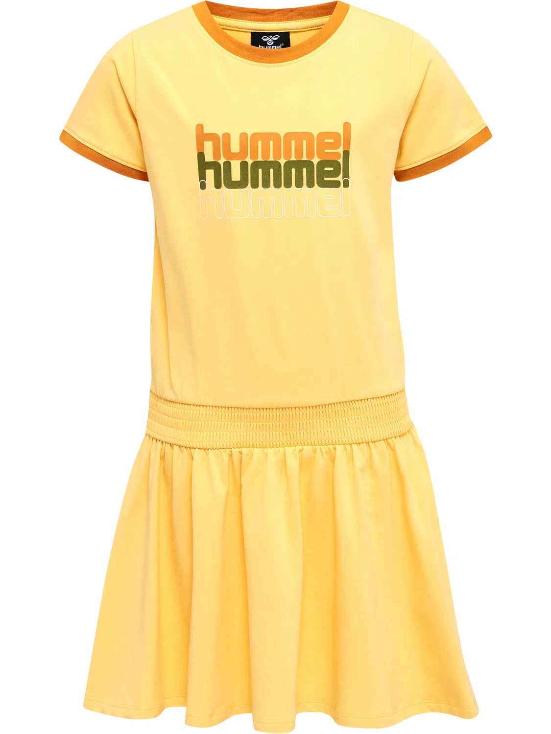 Детское платье с коротким рукавом Hmlcloud Hummel, Бледно-желтый