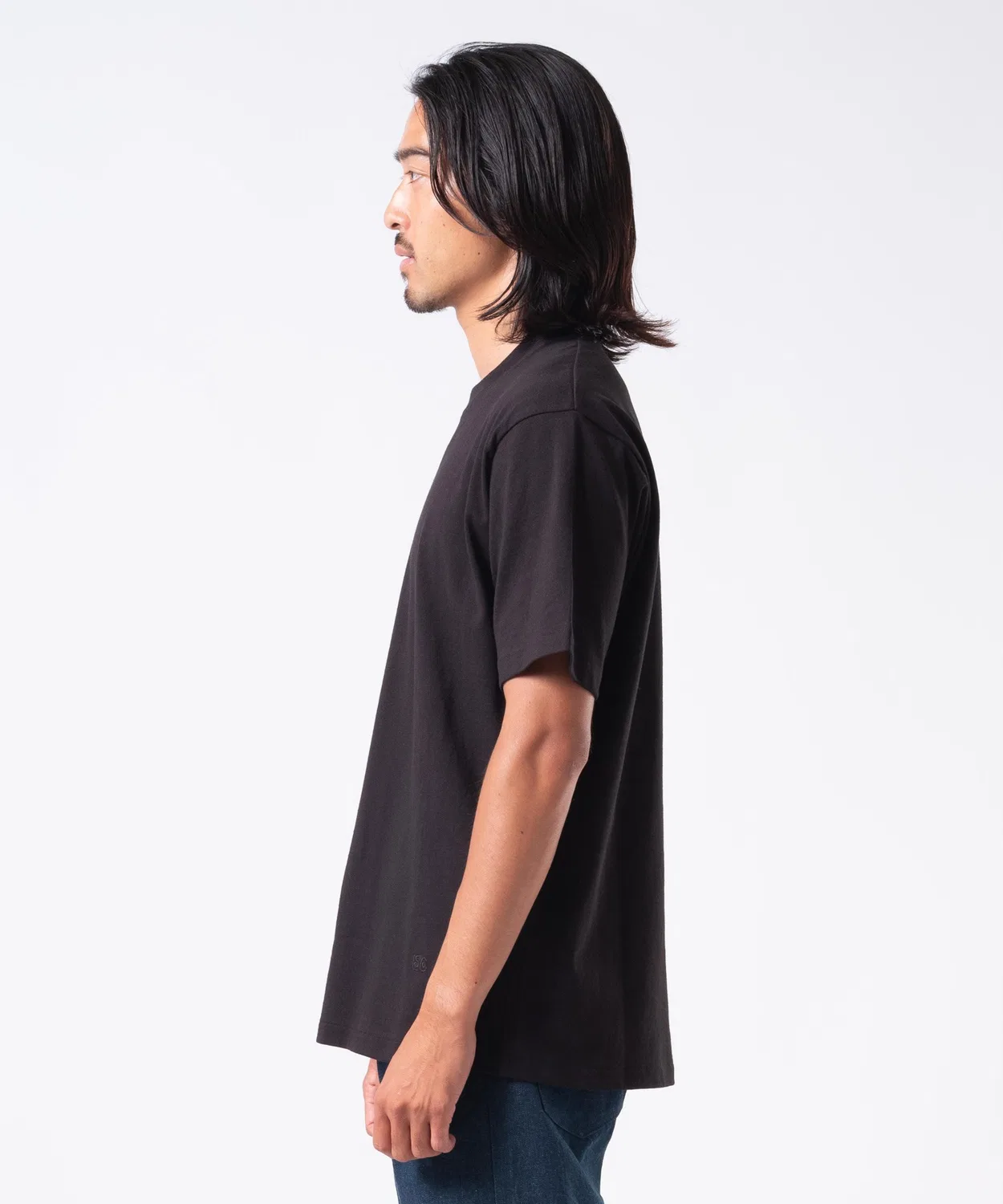 Мужская футболка свободного кроя с вышивкой Blue Tab Classic T-Shirt Levi's, Black — фото 4