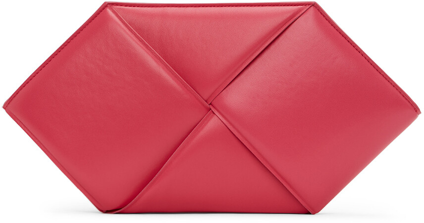 

Розовый шестиугольный мешочек Bottega Veneta