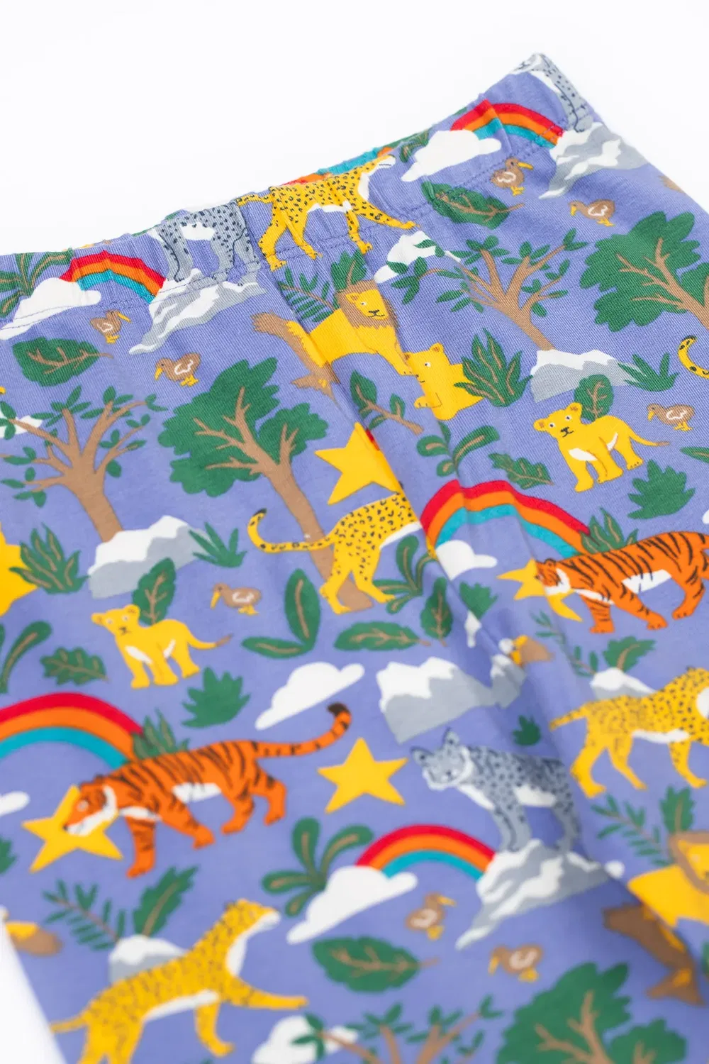 Детские леггинсы с принтом Libby Frugi, Purple — фото 3