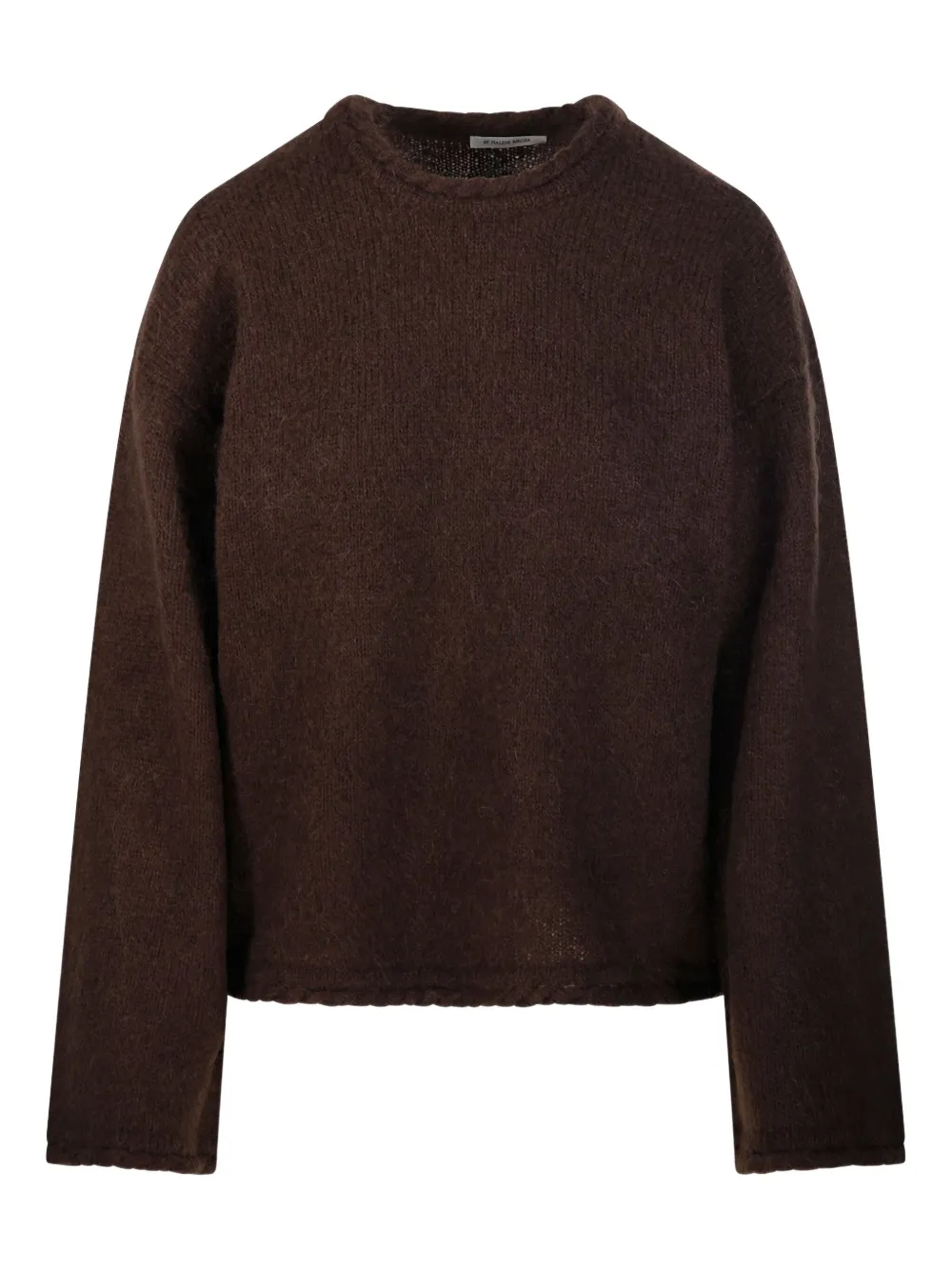 

Свитер с круглым вырезом By Malene Birger, коричневый