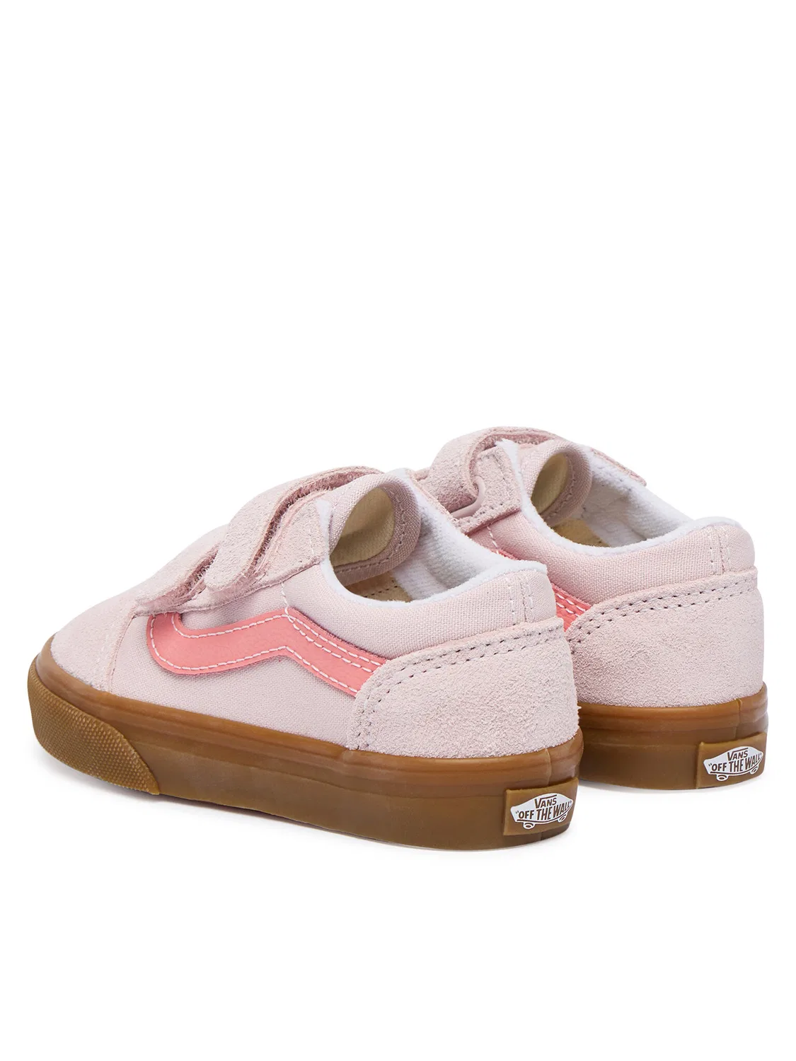 Тканевые кроссовки для девочки Old Skool Vans, светло-розовый — фото 3