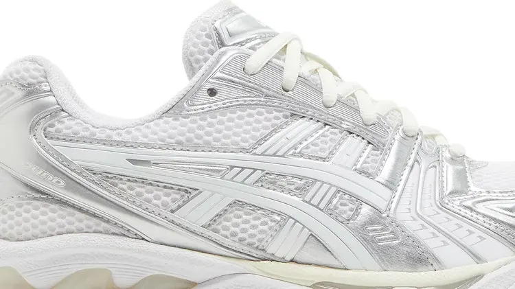 Кроссовки jjjjound x gel kayano 14 'silver white' Asics, серебряный — фото 3