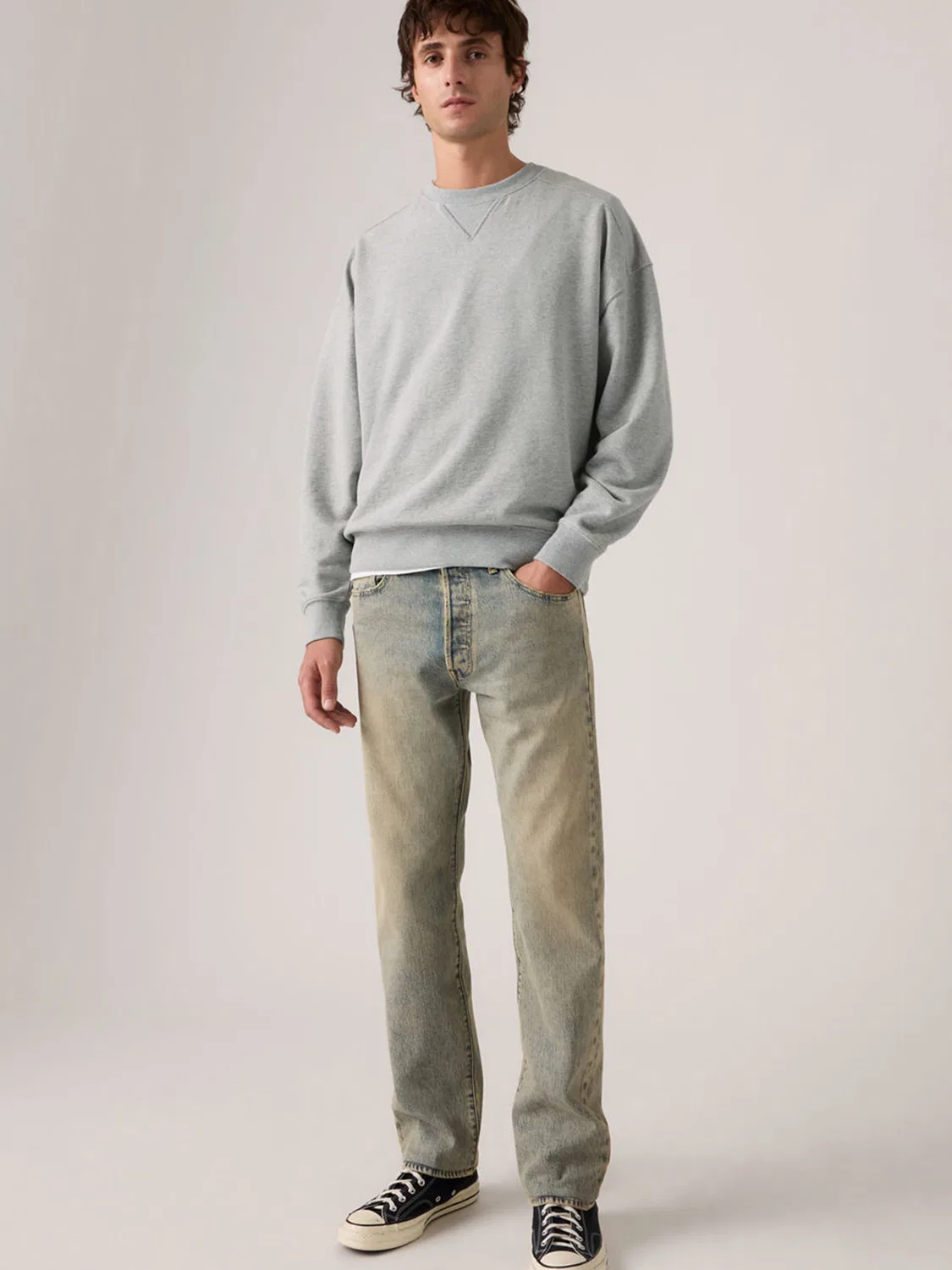 Джинсы прямые 501 Original Levi's, синие