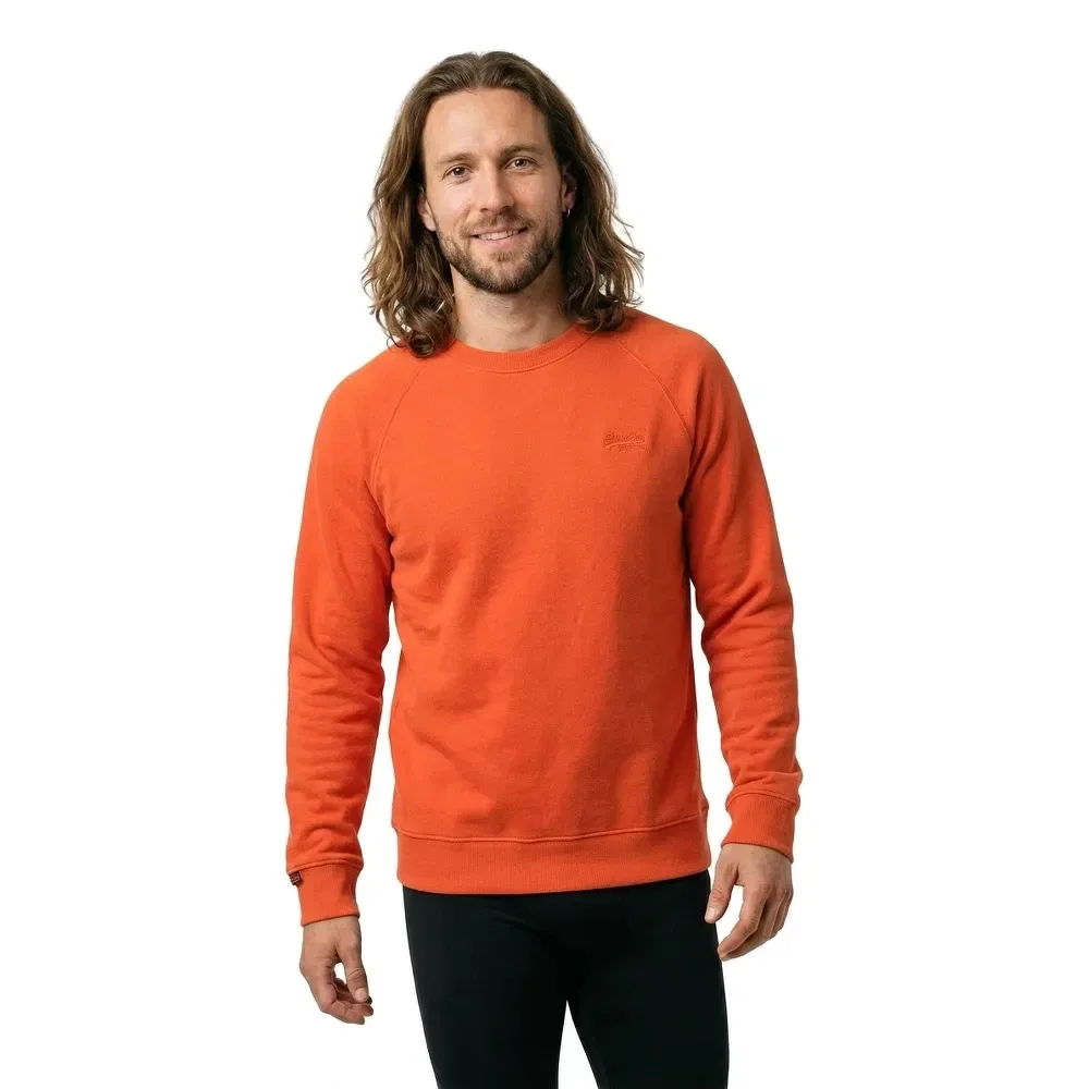 Свитшот Essential Logo Superdry, оранжевый — фото 3