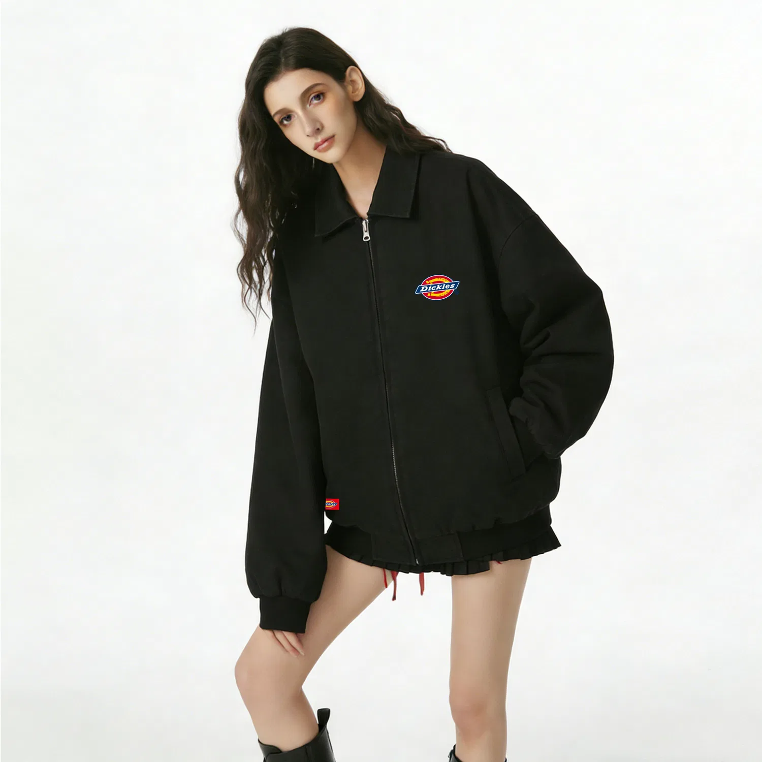 Детская куртка с лацканами Dickies, Black — фото 4