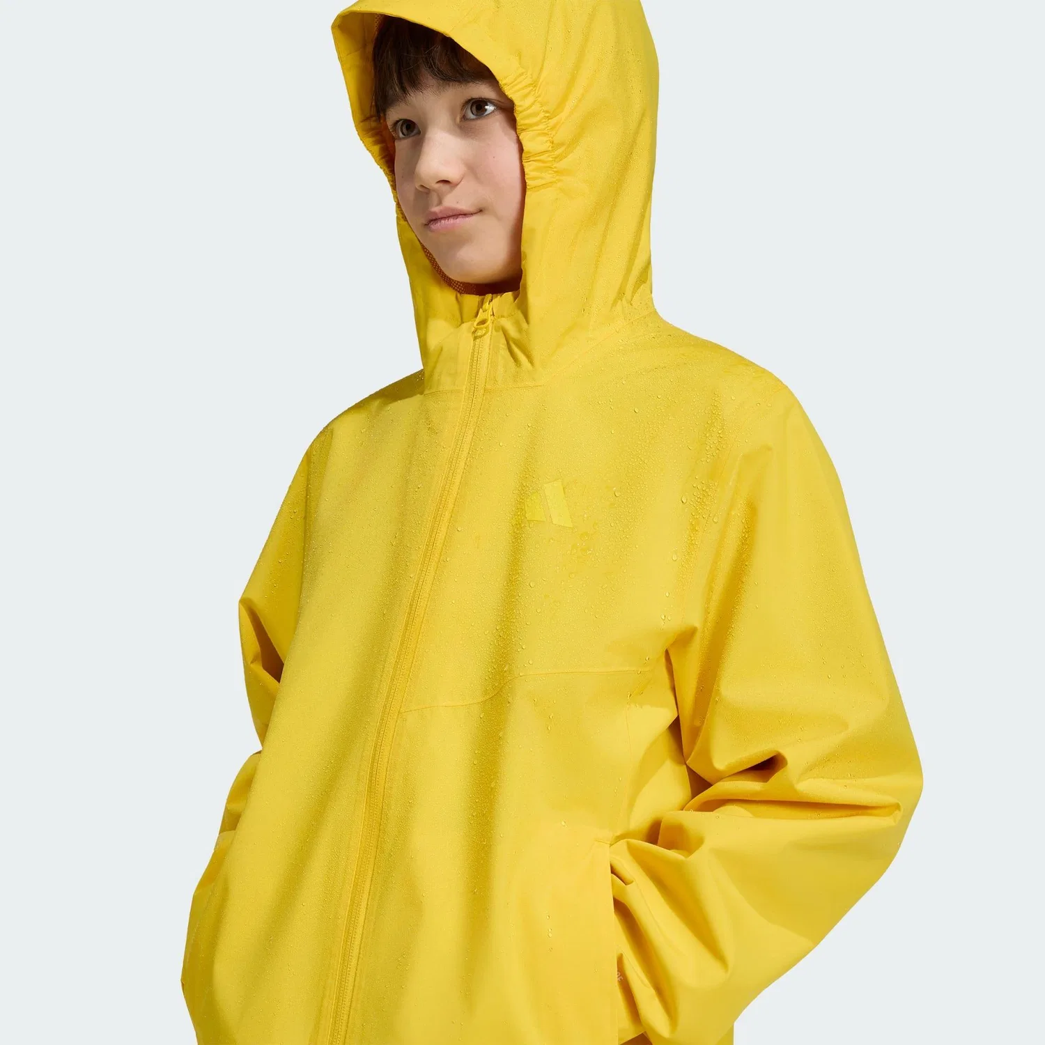 Детский ветрозащитный дождевик Terrex Kids Multi 2 Layer CLIMAPROOF Adidas, Gelb — фото 4