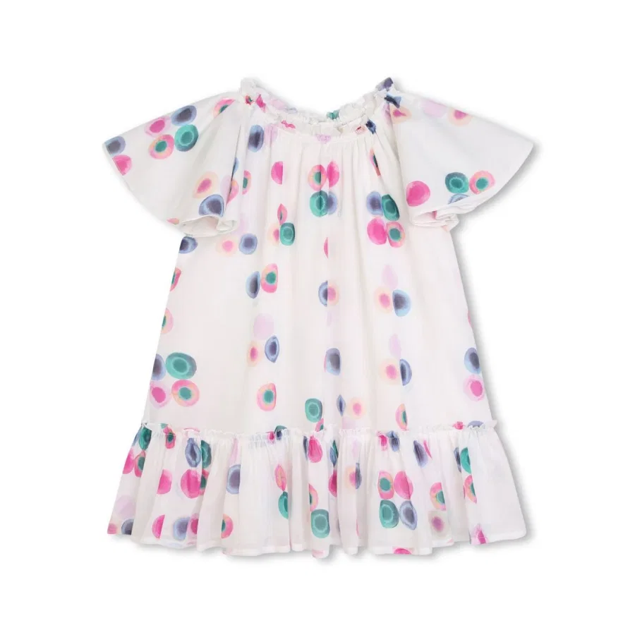 Платье с графическим принтом Chloé, Multicolor