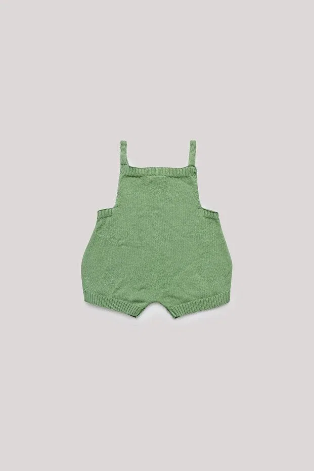 Детский комбинезон для мальчиков хлопковый Layette, Green — фото 2
