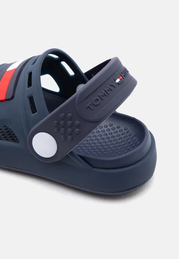 Мюли из синтетики Soleil Tommy Hilfiger, синий — фото 3