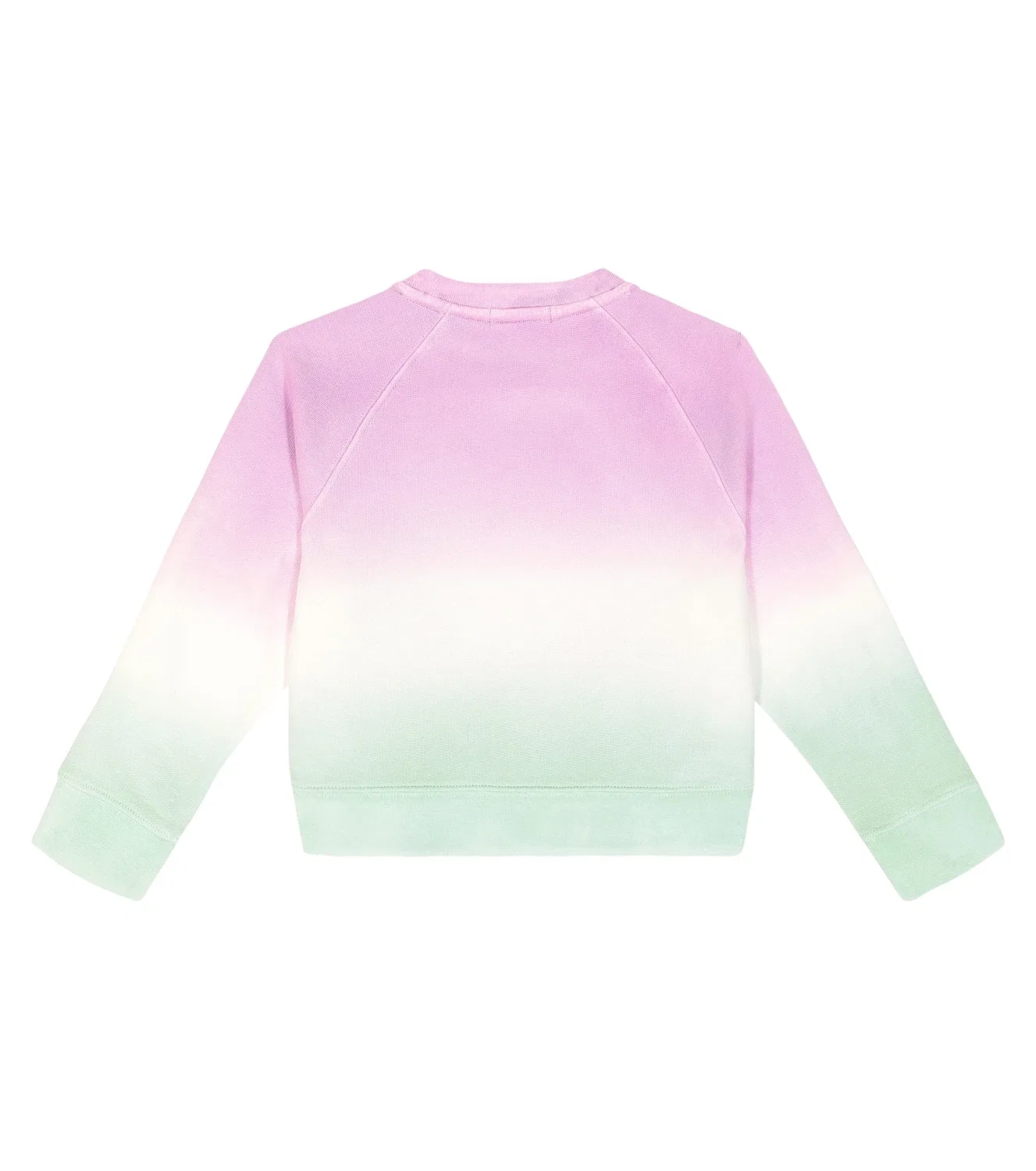 Свитшот хлопковый с принтом тай-дай Stella Mccartney Kids, мультиколор — фото 4