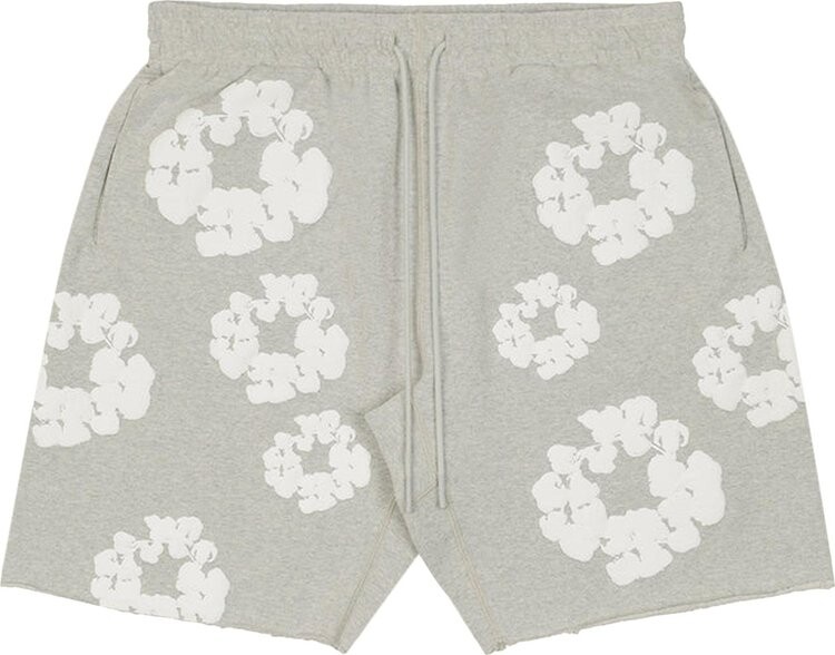 

Спортивные шорты READYMADE x Denim Tears Cotton Wreath Sweatshorts 'Grey/White', серый