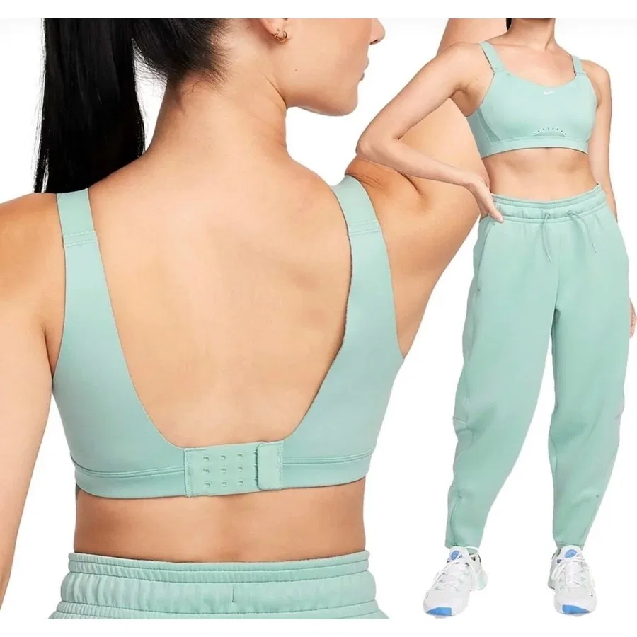 Спортивный бюстгальтер с высокой поддержкой Dri-Fit Alpha High-Support Padded Adjustable Training Nike, Синий — фото 4