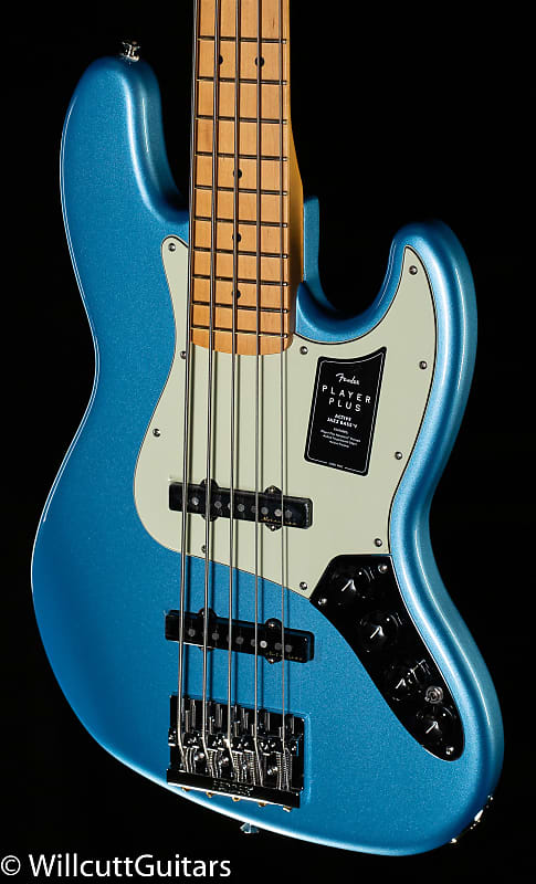 

Бас-гитара Fender Player Plus Jazz Bass V с кленовой накладкой Opal Spark - MX21166837-10.62 lbs