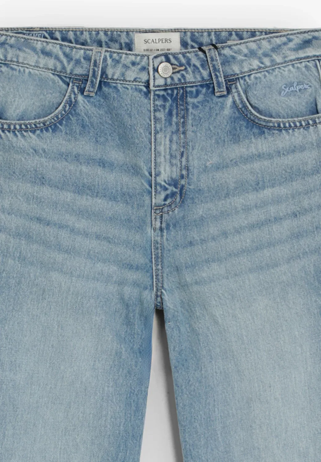 Джинсы Scpanel Studs для девочек - прямые джинсы Scalpers, Denim — фото 3
