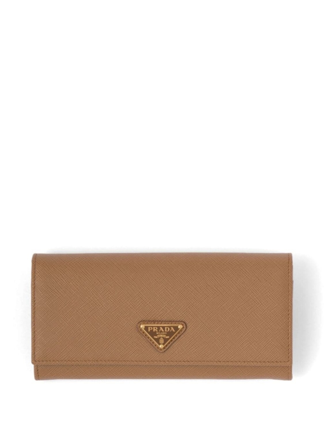 

Prada большой кошелек из сафьяновой кожи, коричневый