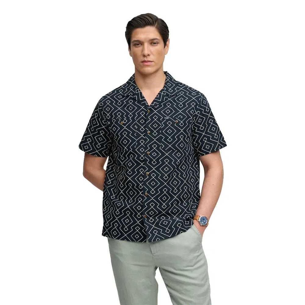 Футболка с принтом Superdry Premium Printed Beach, синий