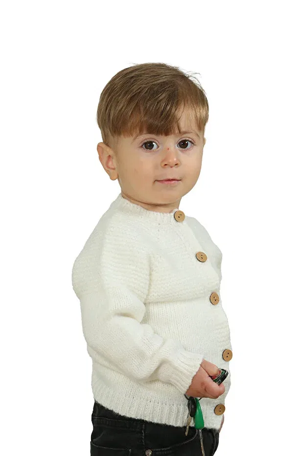 Детский кардиган с длинным рукавом Nisrakids, Ecru